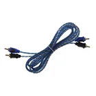 Car Audio Video Cable Cables Car Audio Video Cables Car Audio Amp Video RCA Cable Blue 5M Twisted Pair RCA Cables