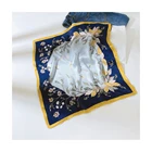 Printed Wholesale Price Printing Silk Custom Silk Scarf With Stylish Apply To Summer