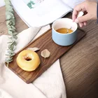 Coffee Factory Manufacture Various Qffice Home Living Fruit Coffee Tea Set Pastry Serving Wood Tray