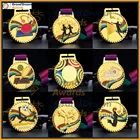 High Quality Table Tennis Award Medal Ping Pong Medallion With Sublimated Ribbon