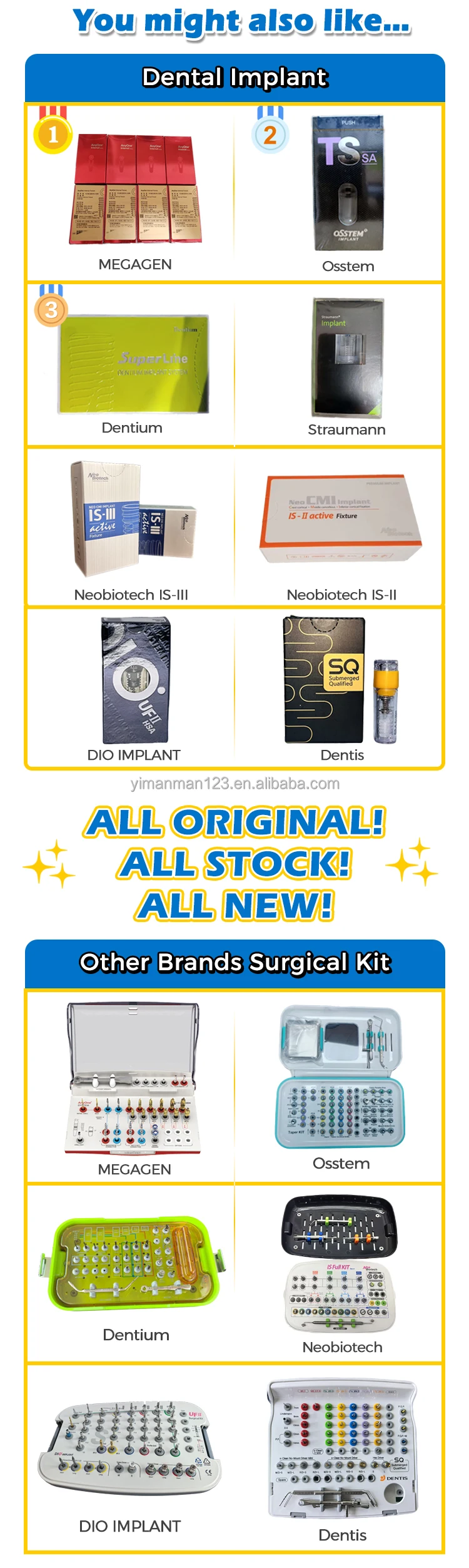 Dental Surgical Tool26 PCS Set Implant Surgical Kit for Dentem From Korea Surgical Instrument Dentist Tools Kit Stainless Steel manufacture