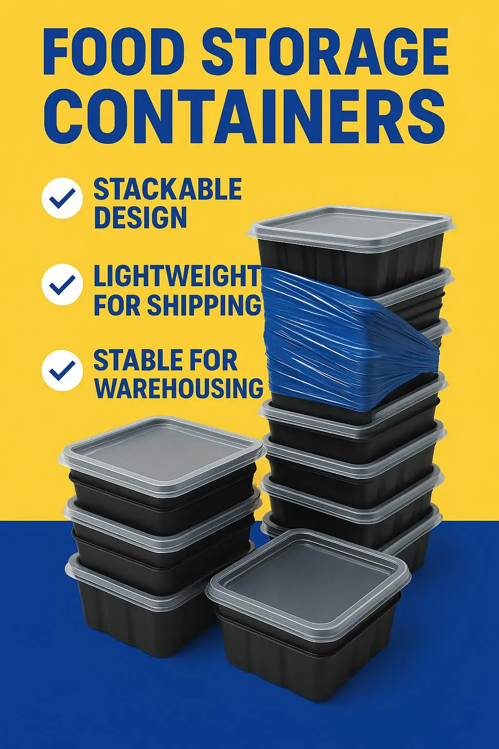 Convenient Disposable Plastic Lunch Box and Bowl for Takeaway Easy Disposal Plastic Packaging - detail 9
