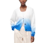 Sweater Cashmere Cashmere Custom Design Winter Warm Sweater Long Sleeve V Neck Button Ribbed Dip Dye Cashmere Cardigan