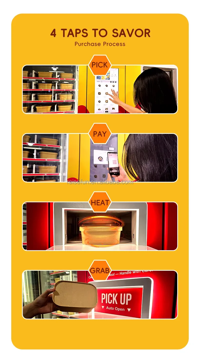 product factory direct smart hot food vending machine 24 hours self service 215 inch touch screen fully automatic commercial fast meal-1