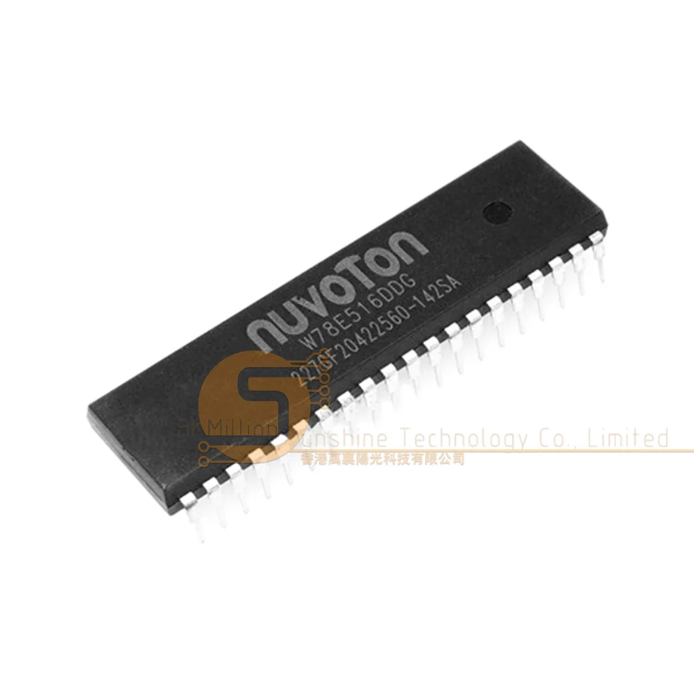 product w78e516ddg 8 bit microcontroller ic 64kb flash 40dip for industrial control embedded systems-1