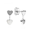 Earrings Gold New Fashion Pure Silver Earrings Women's Gold Filled Jewelry For Summer