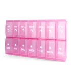 Days 2022 New Design BPA Free Weekly Pill Case Pill Organizer 7 Days Large Capacity Pill Box