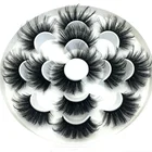 Beauty False Eyelashes Extension Tools Makeup Faux Mink Hair Beauty Handmade 15-25mm 3D Cross