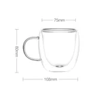 Promotional Cheap Promotional For Coffer Or Milk Custom Logo Double Wall Cup As Christmas Gift