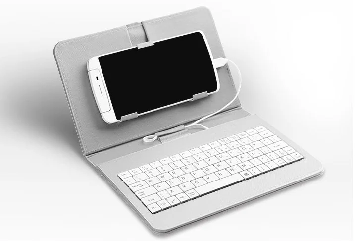 Universal Tablet Cover Leather Case with Key Board for IPad for Samsung Universal Tablet Keyboard Case