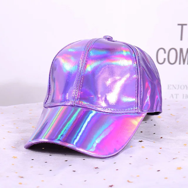 Laser Pu Snapback Caps 
