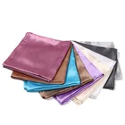 Square Scarf New Satin Women's Solid Color Small Square Towel All-match Artificial Silk 90cm Square Scarf