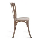 Wedding Chair Wholesale High Quality Vintage Stackable Hotel Restaurant Wedding Cross Back Wood Chair