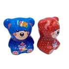 Tin Box Bear Shape Tin Box For Candy Cookie Chocolate Tea Packing