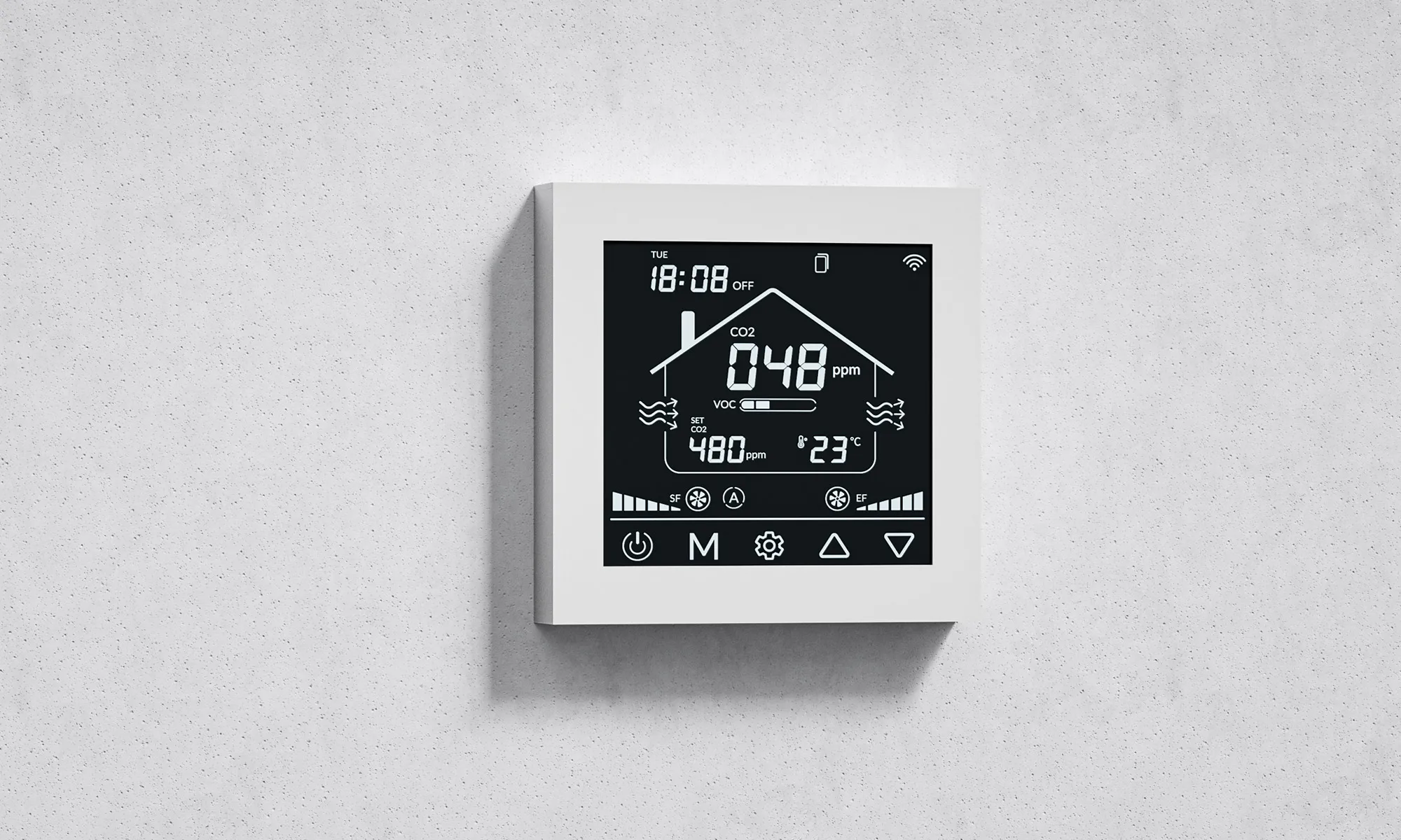 Fresh Air Purification Unit, VMC, HRV, Ceiling - detail 32