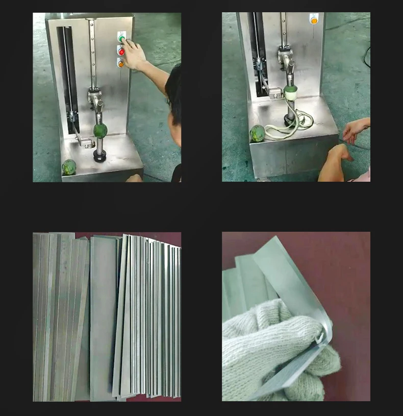 Commercial Automatic Coconut Shell Breaking Husk Shredder Cutter Machine / Fruit Skin Coconut Peeling Machine manufacture