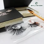 Fur Natural Bow Mink Fur 3d 100% Real Mink Cross Eyelashes Siberian Mink Fur