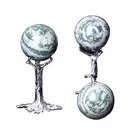Jade Wholesale High Quality Natural Gemstone Healing Qinhai Green Jade Sphere For Home Decoration