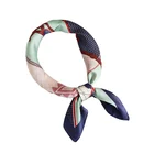 Wholesale Silk Scarf Wholesale Smooth Silk Like Casual Women Square Polyester Other Scarves For Warm Scarf
