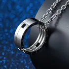 Ring Unique Personalized Kissing Fish Deformed Pendant Ring Couples Jewelry Unique Stainless Steel Foldable Ring