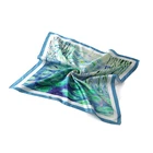 Silk Design Scarf Factory Hot Sales 100% Silk Fashion Design Luxury Print Silk Scarf