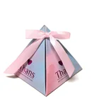Wedding Favors Gift Box New Design Pyramid Wedding Door Gift Box Candy Box Wedding Favors Gift Boxes