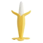 Banana Food Grade Banana Shaped Baby Teething Toys Silicone Teether For Infants