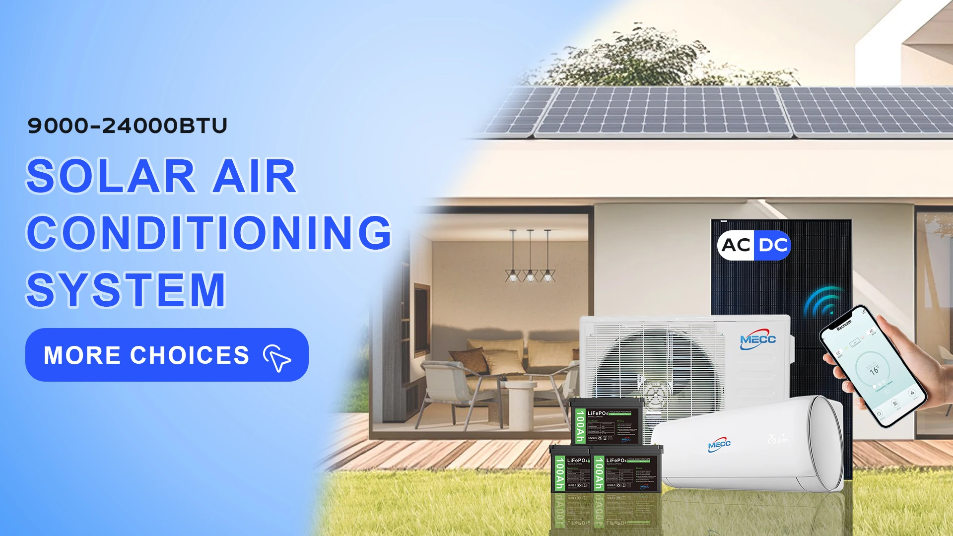 Split Air Conditioner, Portable, 9000Btu, 12000Btu, 18000Btu - detail 2