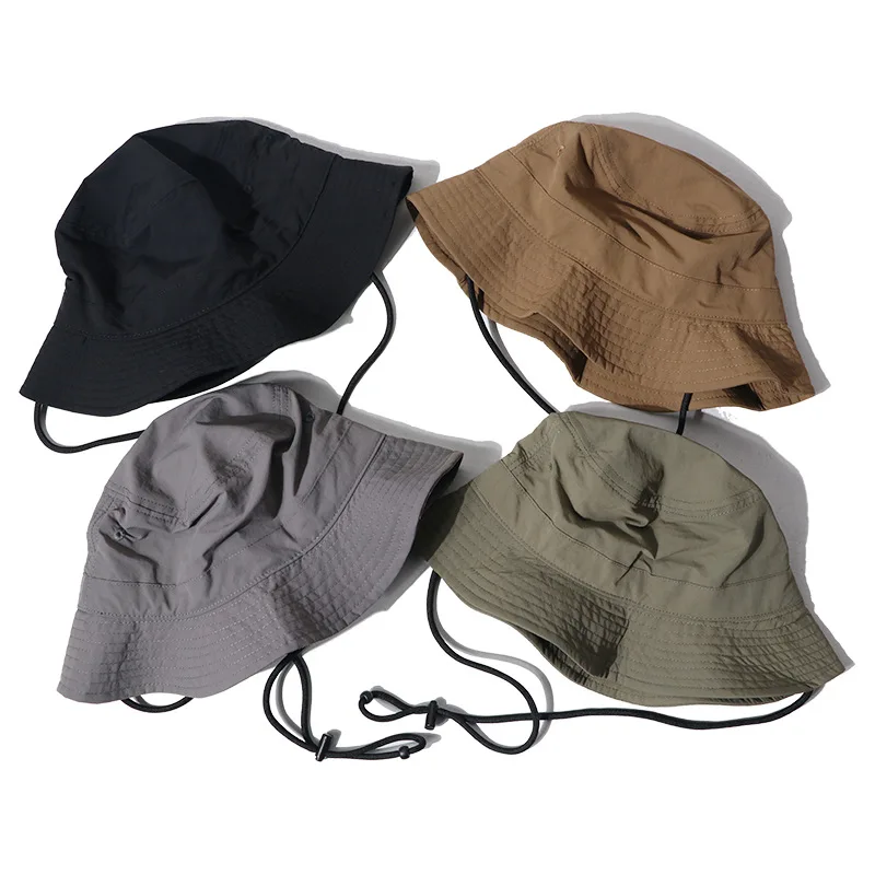 Fisherman Sun Hats Canvas Bucket Hat 