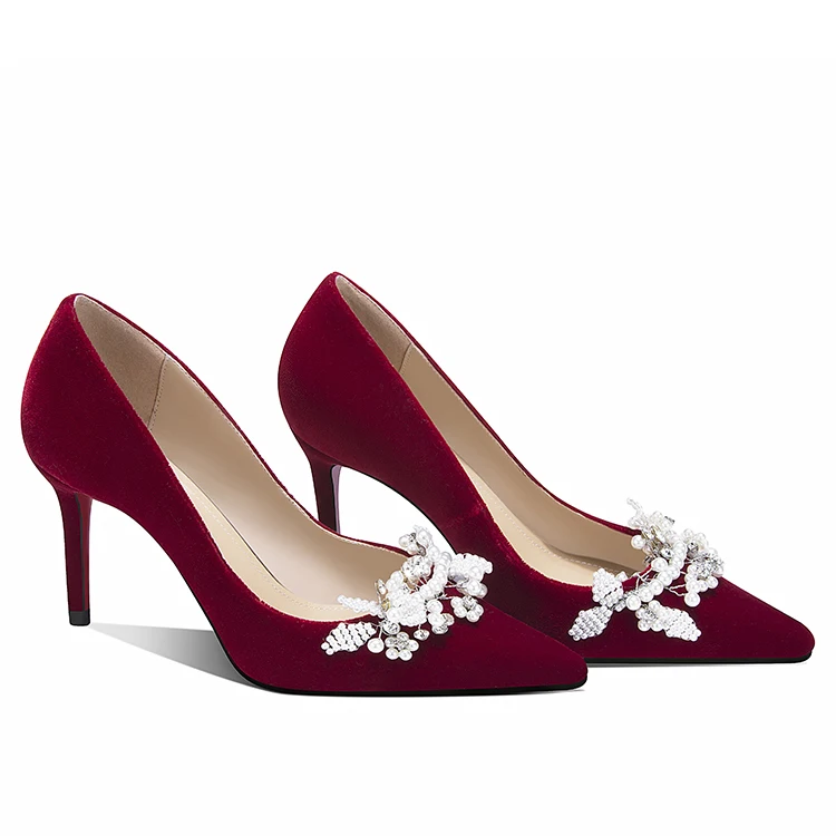 jewelled bridal shoes