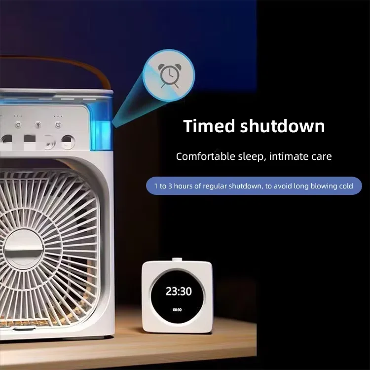 Portable Home Air-cooled Fan, LED, USB - detail 12