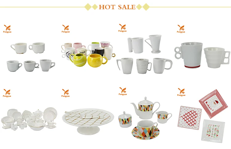 Arabic Round Shape Tea Cup Mug Ceramic Stoneware Plain White Cup supplier