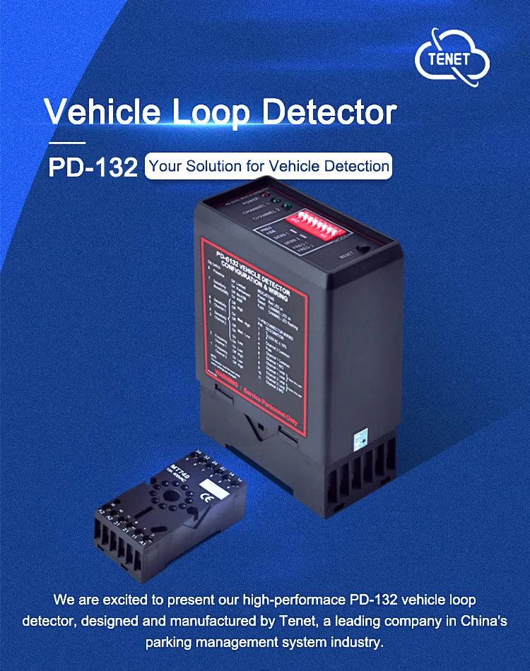 Tenet Traffic Control Pd 132 Vehicle Single Loop Detector For Park Lot