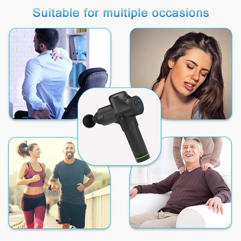 Fascial Massage Gun Electric Percussion Pistol Massager For Body Neck