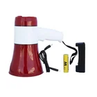 With Megaphone 619U Megaphone Rechargeable Battery Powered Rechargeable Megaphone With Siren USB TF 240 RECORD SMALL MINI