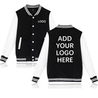 Coat Premium Custom Made Man Sportswear Jackets Baseball Coat Unisex Blank Baseball Bomber Jacket