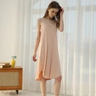 Women Nightwear 2022 Women Night Wear Clothing Ladies Nightwear Sleeveless Bamboo Nightgown