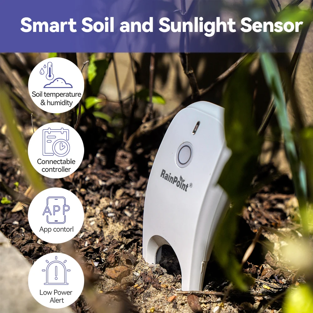 Soil Moisture Sensor Monitor Waterproof Compact Indicator Soil