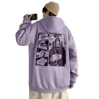 Hoodie Hoody Finch Garment Custom Heavy Fleece Couple Hoodies Korean Oversized Purple Figure Anime Hoodie