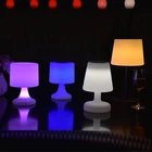 Table Lamp For Hotel MultiColor Cordless PE Led Table Lamp For Hotel Restaurant Decorative