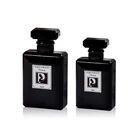 Bottle Perfume Wholesale Customized Luxury Empty Black Continuous Spray Glass Bottle 50 Ml 100 Ml For Perfume Packaging