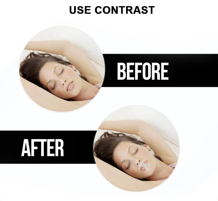 Most Selling Product in alibaba Customized logo Mouth Tape Sleep Better Sleep Aids Mouth Sleep Strips for Snoring Reduction manufacture