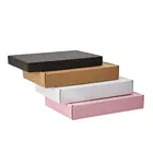 Professional Free Sample Custom Logo Pink Color Cosmetic Corrugated Mail Shipping Box
