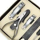 High Quality Travel Grooming Kit 7pcs Men Women Stainless Steel Nail Clippers Set