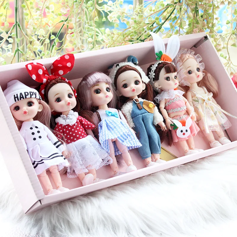 MB1 New Large 45Cm Wedding Dress Princess Doll Single Set Box Girl American Girl Dolls Toys Barbi Doll