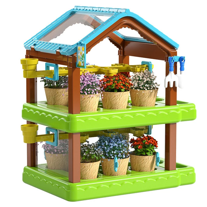 House shape other decorative flowers plants out door games for kids garden