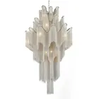 European Chandeliers European Luxury Contemporary Modern Long Big Aluminum Chain Chandelier For Villa Stair