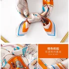 Square Scarves Women Square Silk Scarves Breathable 100% Silk Scarf Soft Print Kerchief