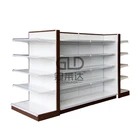 Rack Market Shelf Double Side Metal Shelf Factory Manufacturer Supermarket Gondola Rack Grocery Store Use