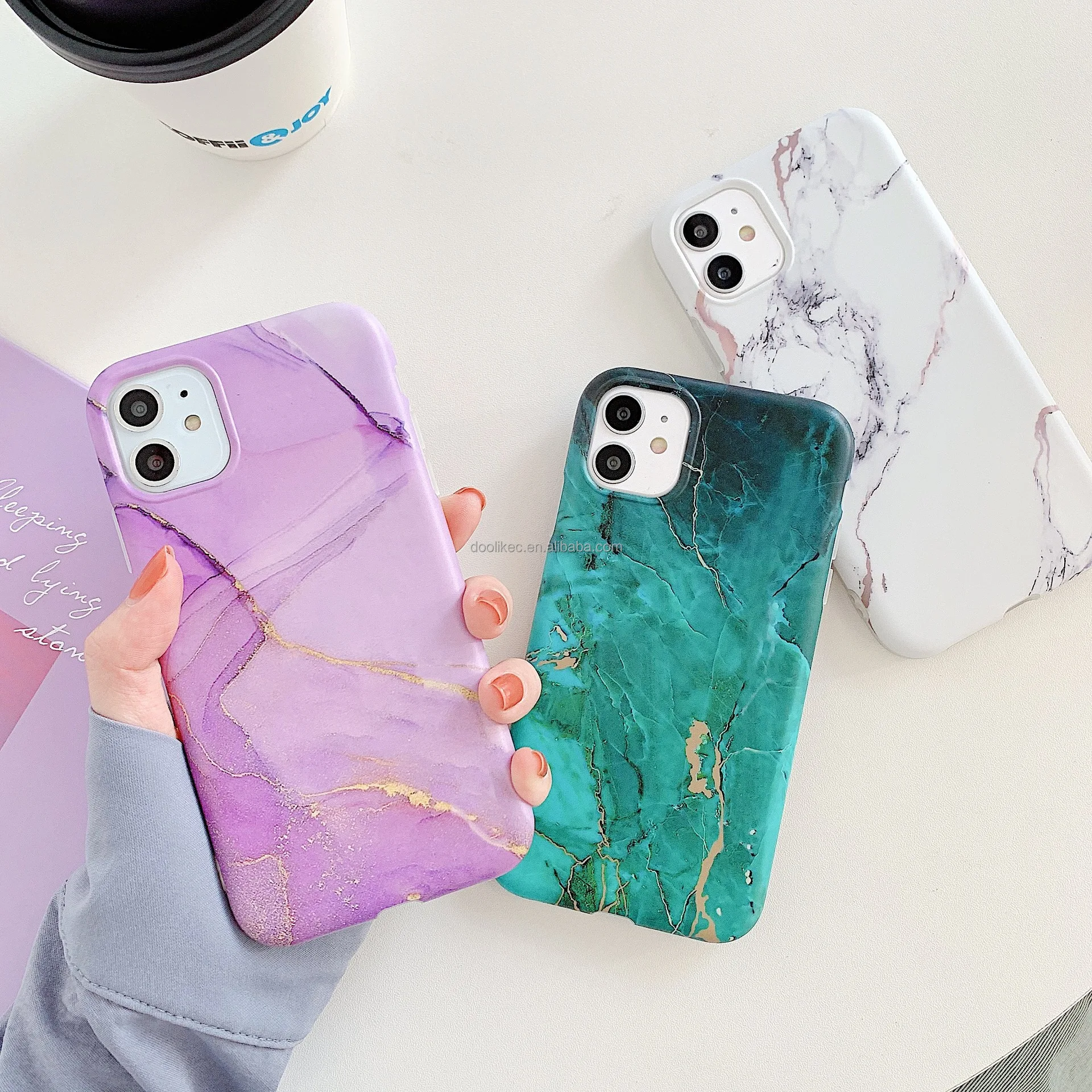 S21 Marble Casing Cell Phone Cases For Samsung Galaxy Note 8 9 10 S9 S10 S21 Plus Ultra Lite Case